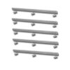 Pack 3 metros cremallera acero motor corredera 3