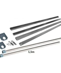 Kit Brazos Rectos telescópicos para puertas basculantes contrapesadas