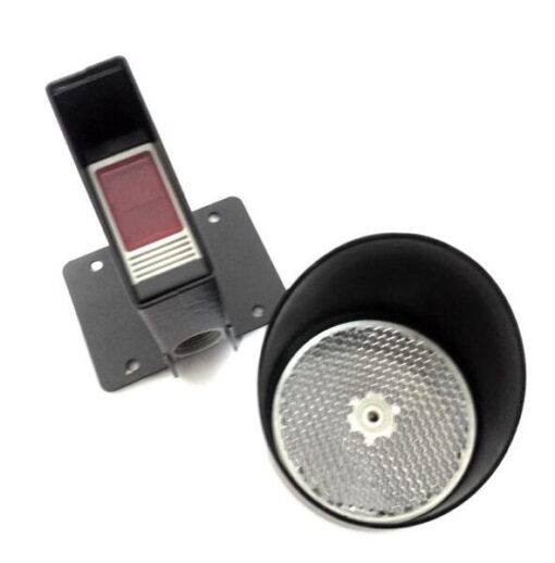Kit fotocélula de reflexion con espejo y protecciones metal 5