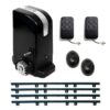 Kit motor puerta corredera 500kg con cremallera de nylon