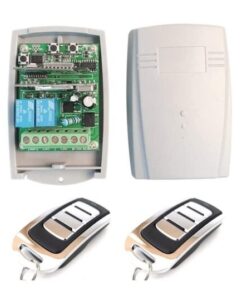 Kit radio receptor WIFI de 2 canales con 2 mandos de garaje 10