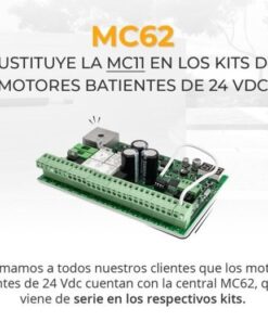 Cuadro control puertas batientes 24V Motorline MC62 2