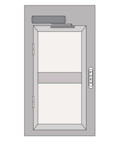 Motor para puerta peatonal automática SW100 3