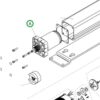 Repuesto reductora motor Erreka CICLON CL210-CLS210F - REFERENCIA 24B005
