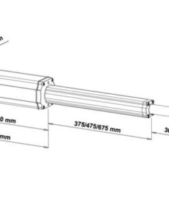 VDS PM1 Motor electromecánico cancela batiente 2