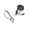 Palanca leva de metal para desbloqueo del motor para puerta corredera hidráulico. Compatible con los siguientes modelos