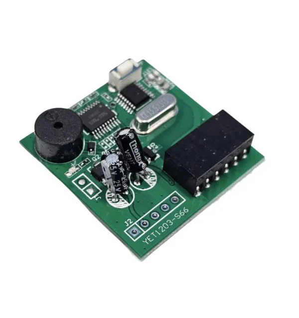 Receptor enchufable universal rolling code 433